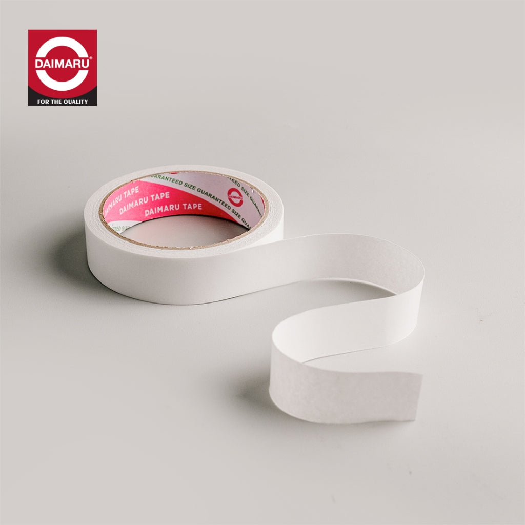 Daimaru Double Tape 24mm x 12Y isi 12 Pcs Lem Double Side Adhesive Ringan Tidak Merusak Kertas untuk Menyambung Kertas Segel Amplop