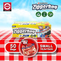 Daimaru Zipper Bag Small 16,5 x 15 cm Isi 50 Bags BPA Free Kantong Zip Lock Penyimpanan Makanan
