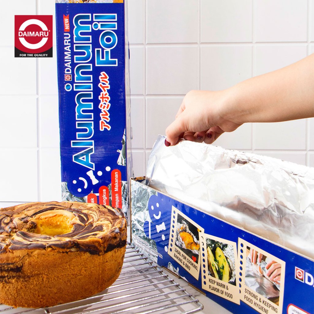 Daimaru Aluminium Foil 45cm x 150M Food Grace Horeca Size ideal untuk BBQ dan Penyimpanan Sisa Makanan
