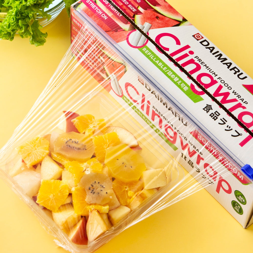 Daimaru Cling Wrap Food Grade 30cm x 300M 3Pcs BPA Free Kemasan Hard Box Eksklusif untuk Industri Horeca Material Berkualitas Tinggi dan Perlindungan Ekstra