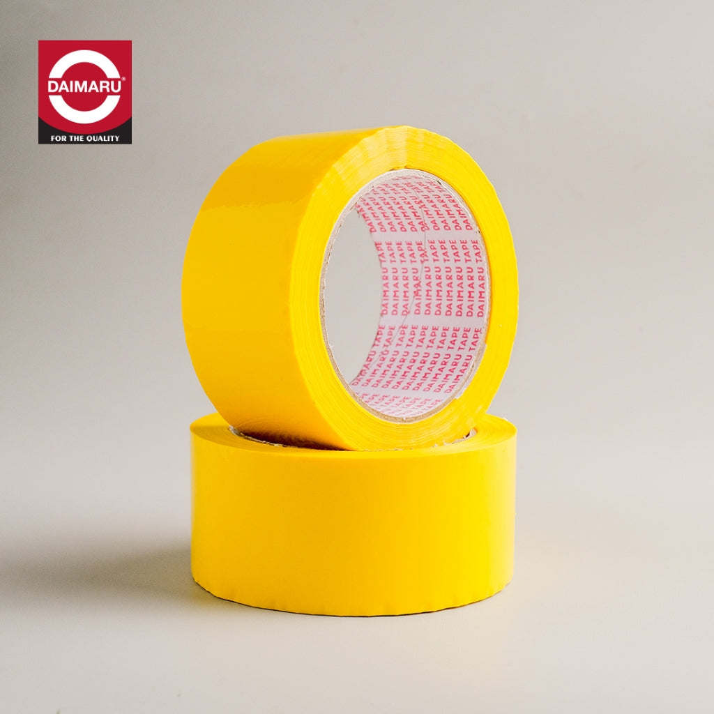 Daimaru OPP Tape Yellow Color 48mm x 90 Yard Lakban Plastik Kuning