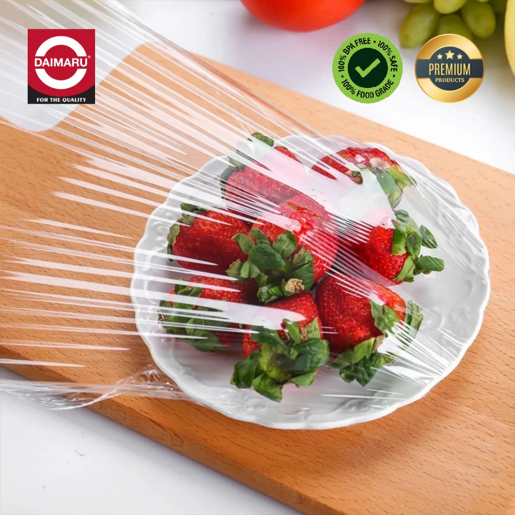 Daimaru Cling Wrap Food Grade 30cm x 30M Refill 2Pcs Plastik Wrap Aman untuk Makanan