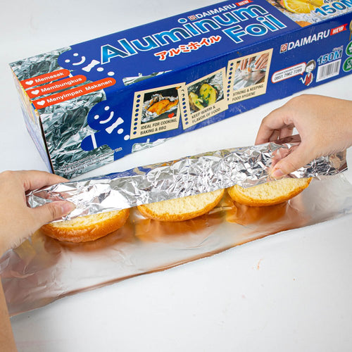 Daimaru Aluminium Foil 45cm x 150M Food Grace Horeca Size ideal untuk BBQ dan Penyimpanan Sisa Makanan