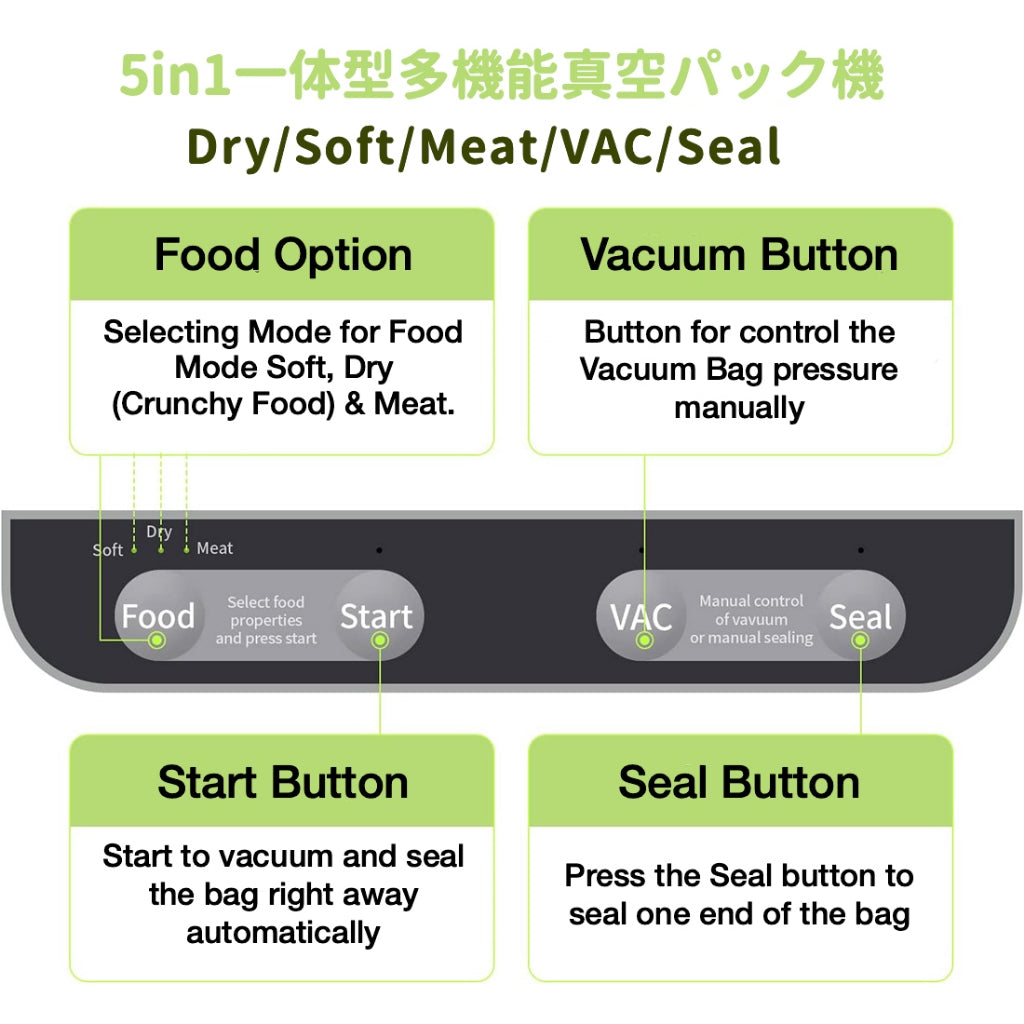 Daimaru Vacuum Sealer Mesin Vakum Makanan Premium Manual Automatic