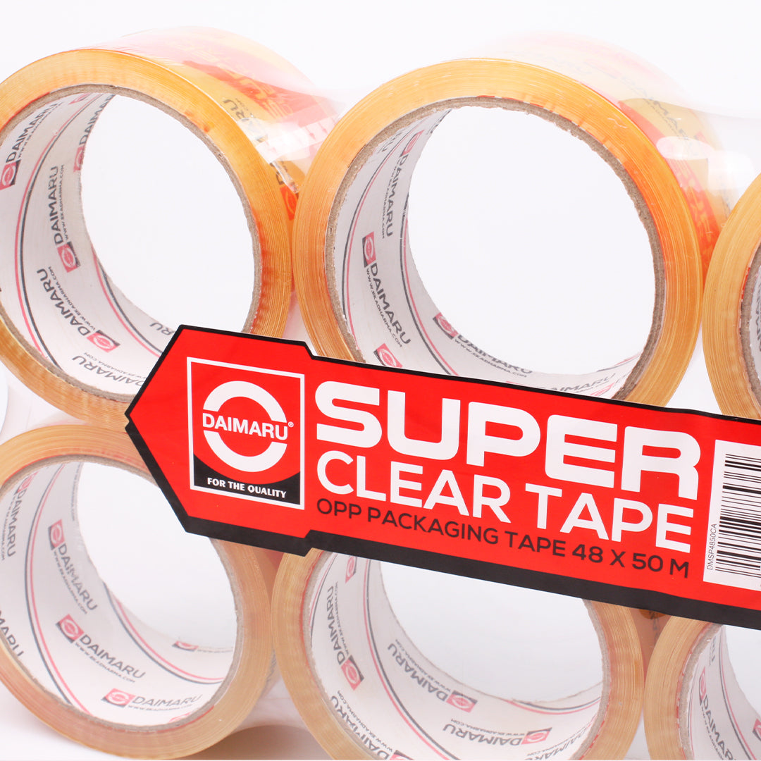Daimaru OPP Lakban Bening Super Clear Tape 48mm x 50M 6 Pcs
