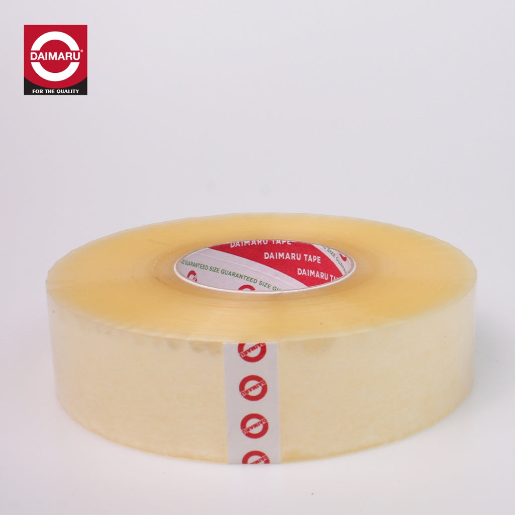 Daimaru OPP Tape Transparent 48mm x 500M Lakban Bening Kuat Ramah Lingkungan Waterproof Eco-Friendly Recyclable untuk Kebutuhan Anda