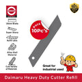 Daimaru Heavy Duty 18mm Cutter Refill 1 Pack, 10 Pcs