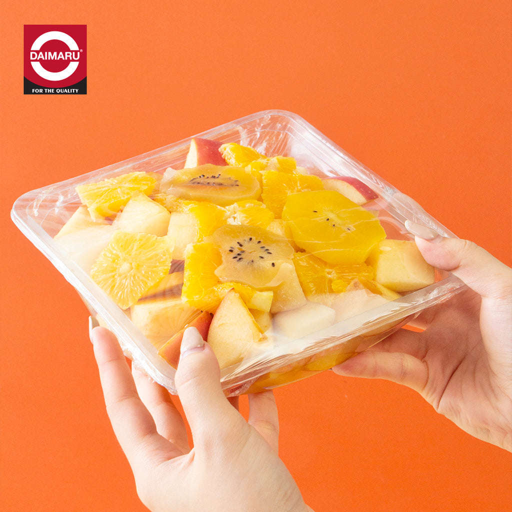 Daimaru Cling Wrap 25cm X 500M Tebal 12 Micron 6Pcs Food Grade Plastik Transparan Aman untuk Makanan dan Sayuran