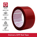 Daimaru OPP Tape Red 48mm x 90Y Lakban Plastik Merah Waterproof Strong Adhesive Eco-Friendly Recyclable Color Pigmented