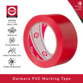 Daimaru Floor Marking Tape PVC Red Lakban Penanda Lantai Merah 48mm x 27M - MERAH