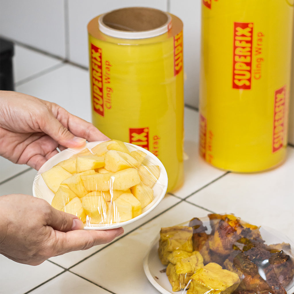 Superfix Cling Wrap Food Grade 25cm x 500Y Plastik Wrapping Makanan Katering Stretchable