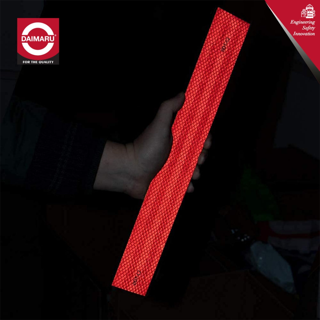 Daimaru Reflective Tape Diamond Grade Conspicuity Stiker Reflektor Strip 50mmx25M