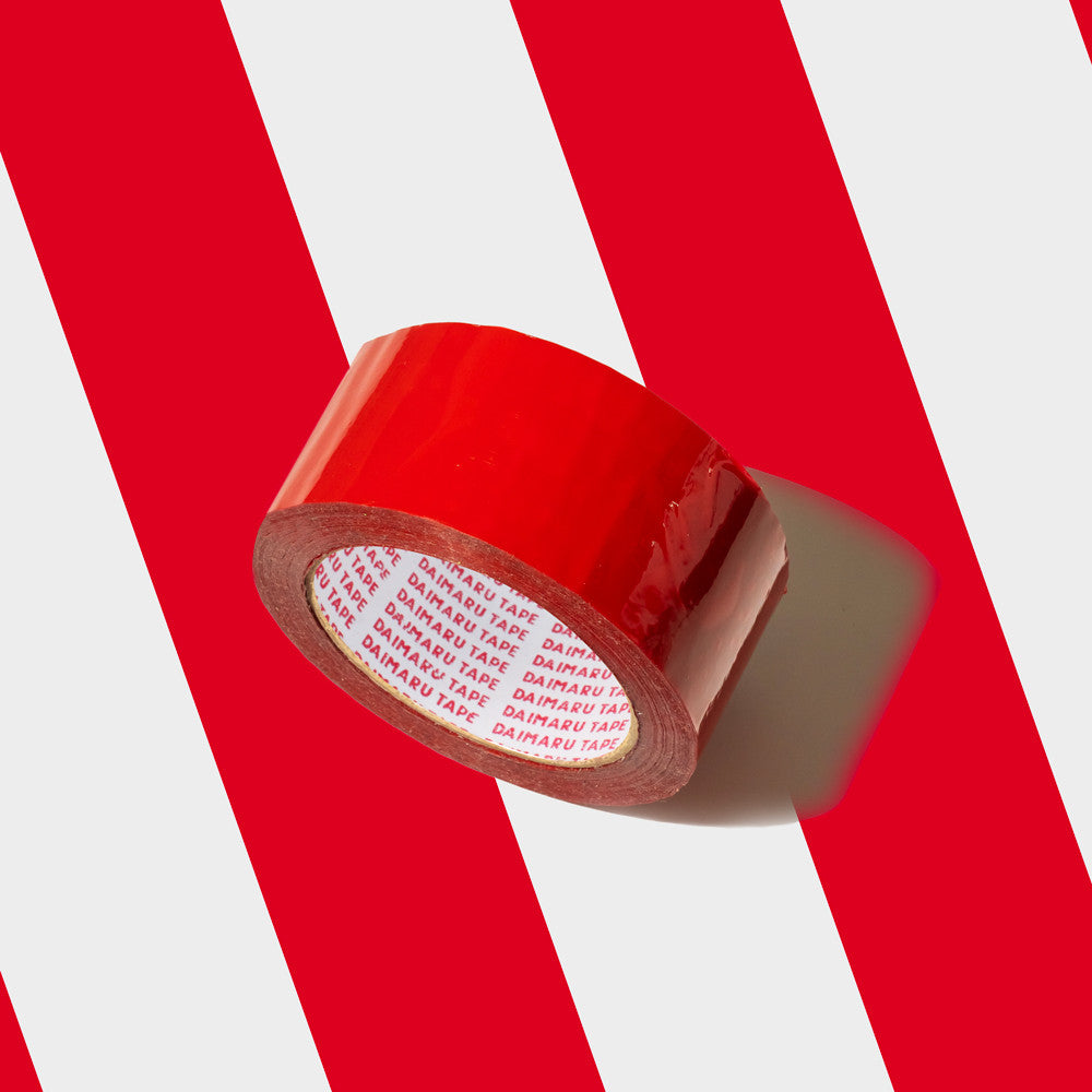 Daimaru OPP Tape Red 48mm x 90Y Lakban Plastik Merah Waterproof Strong Adhesive Eco-Friendly Recyclable Color Pigmented