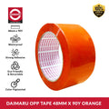 Daimaru OPP Tape Orange 48mm x 90Y Lakban Plastik Oranye Seal Packaging / Segel Kardus