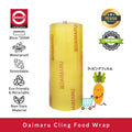 Daimaru Cling Wrap 30cm X 500M Tebal 12 Micron Food Grade Plastik Transparan Aman untuk Makanan dan Sayuran