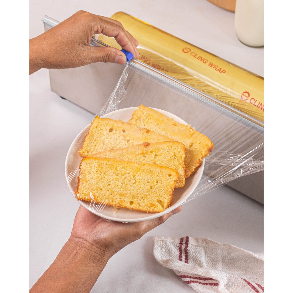 Daimaru Cling Wrap Dispenser Alat Pemotong Plastik Wrapping / Alat Pemotong Plastik Makanan / Slide Cut Cling Wrap
