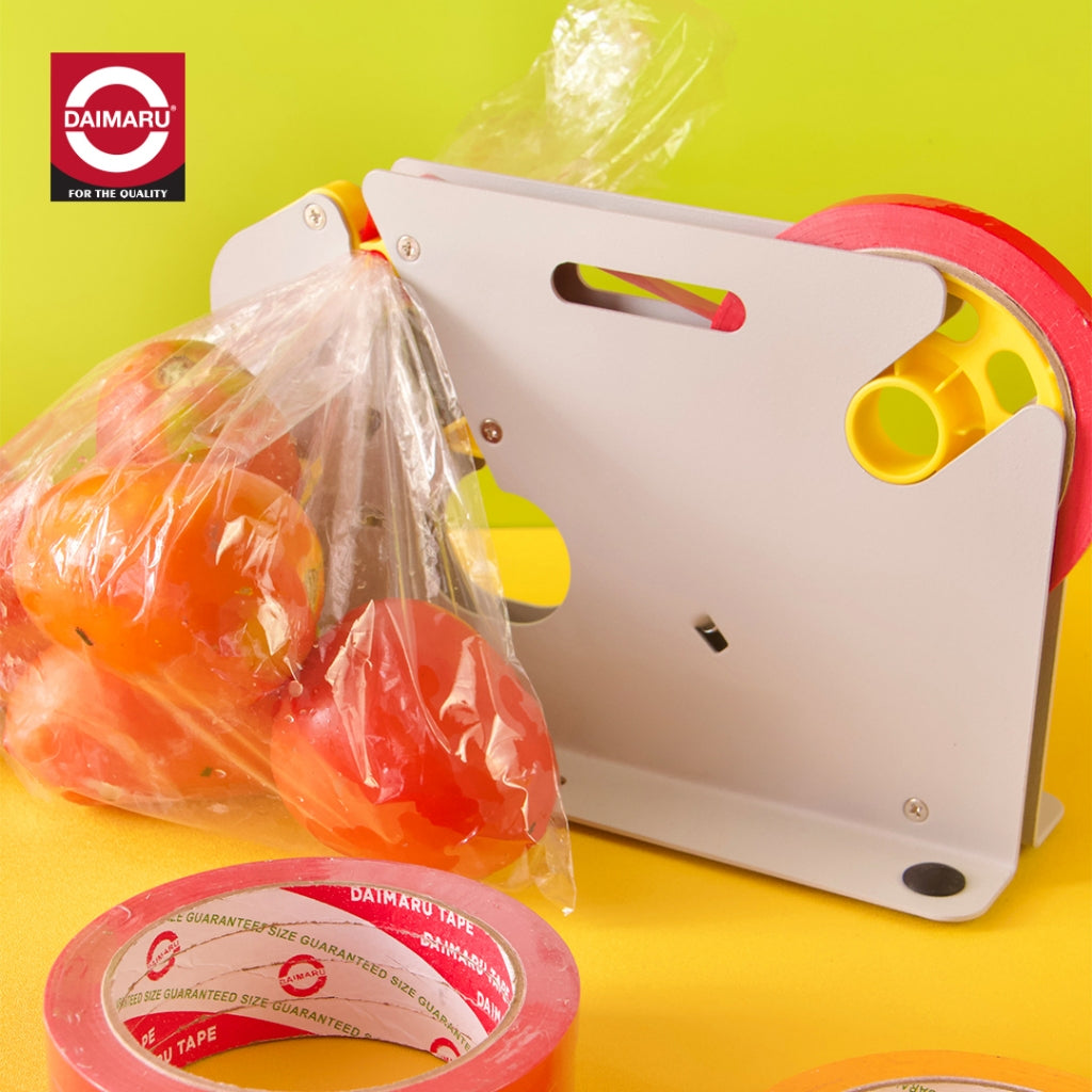Daimaru Bakery / Fruit Tape 9mm x 50Y  Perekat Kuat & Warna Cerah Waterproof Eco-Friendly Fleksibel Mudah Digunakan untuk Kemasan Roti & Buah