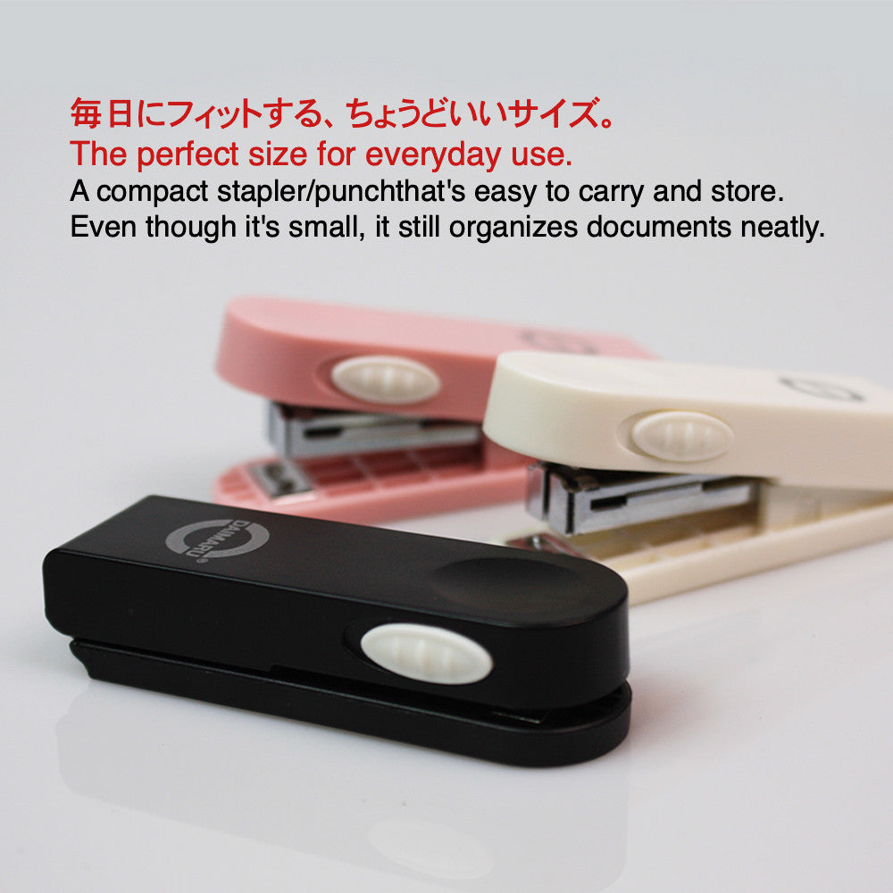 Daimaru Lock Pocket Stapler Smart Twist Design Stapler Mini Portabel Praktis