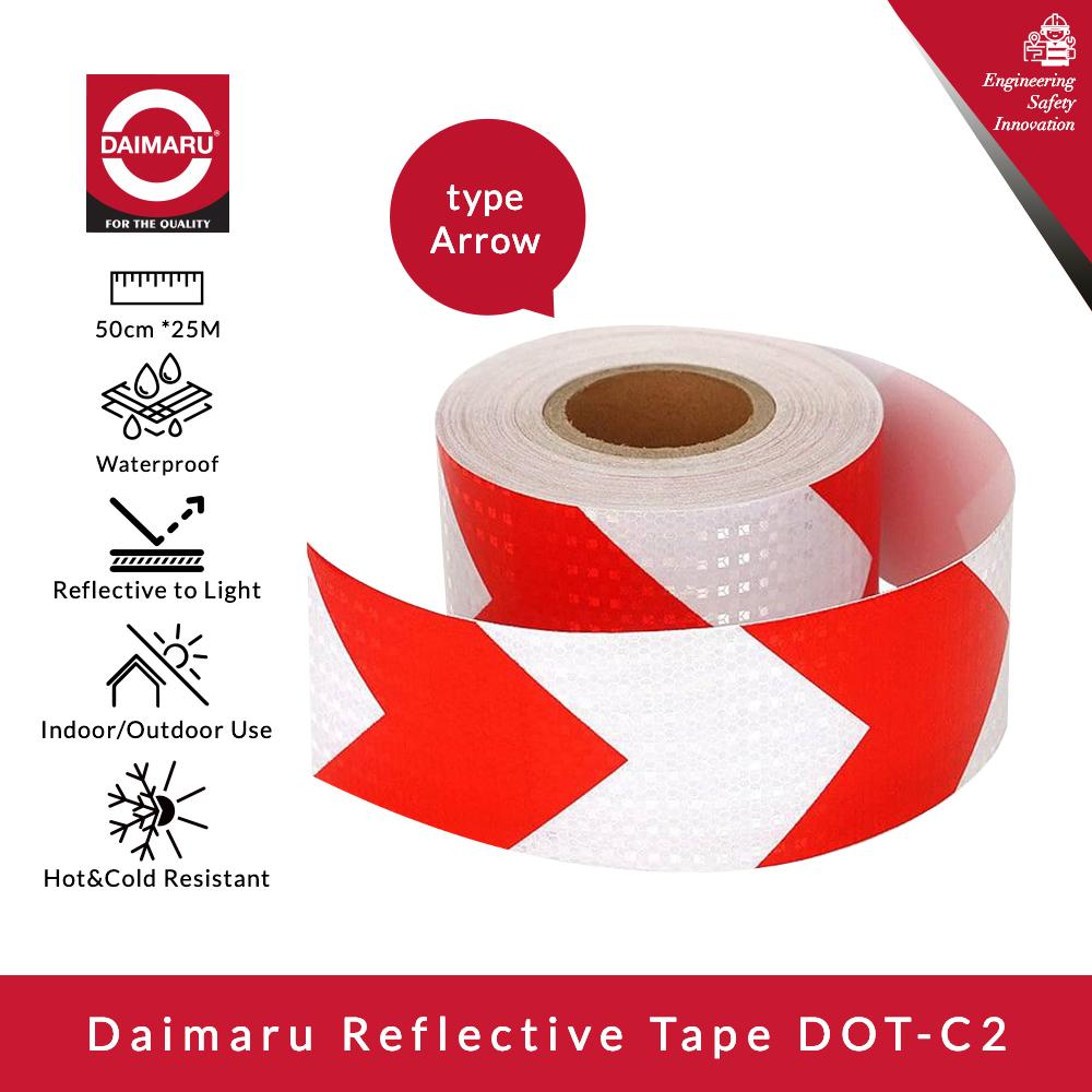 Daimaru Reflective Tape Safety Reflector DotC2 Waterproof 50mmx25M - DOTC2 Strip
