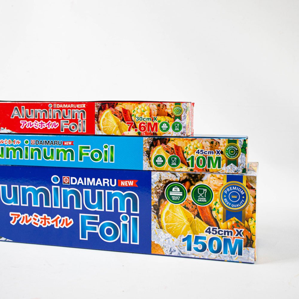 Daimaru Aluminium Foil 45cm x 150M Food Grace Horeca Size ideal untuk BBQ dan Penyimpanan Sisa Makanan