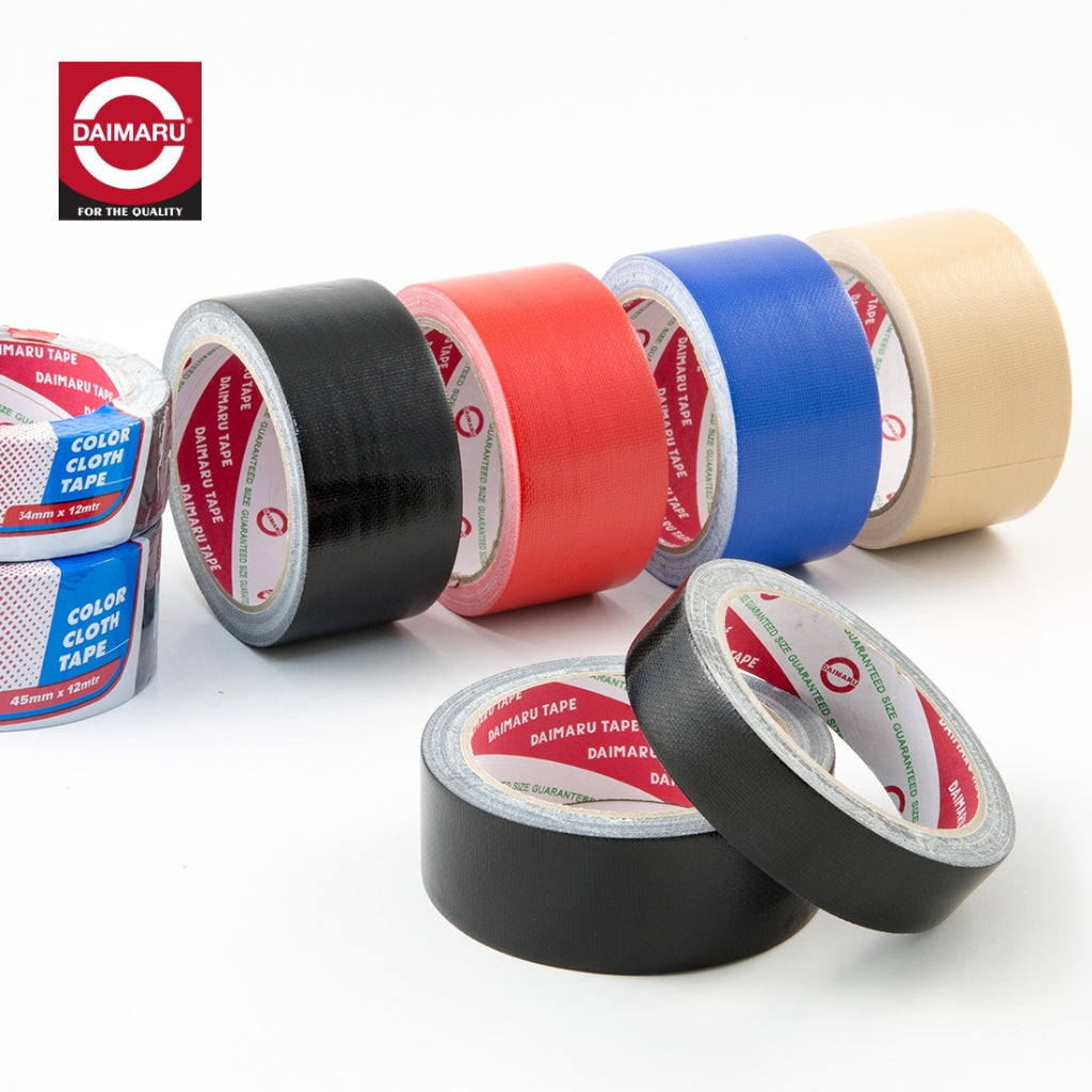 Daimaru Cloth Tape Lakban Kain Warna Cream 48 mm x 12 meter