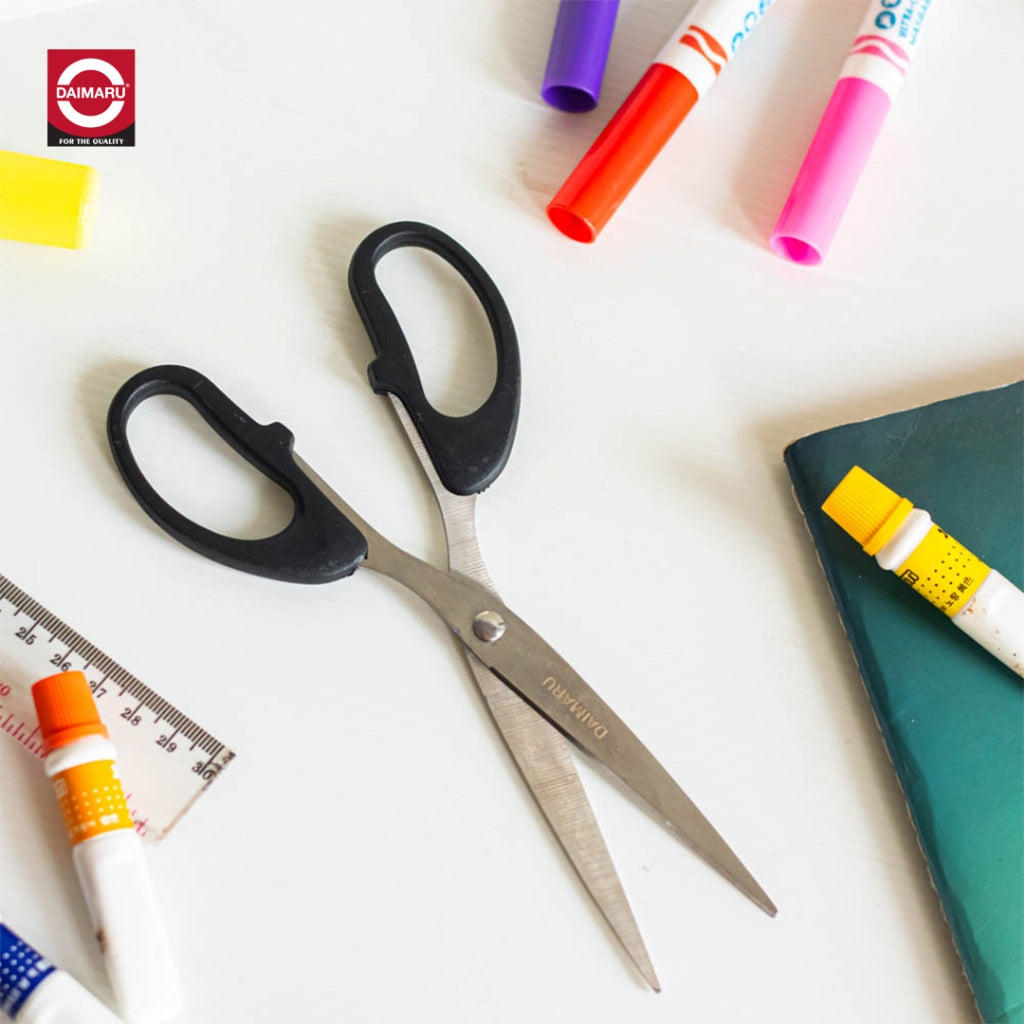 Daimaru Classic Grip Stationery Scissor Gunting 7,5 Inchi Baja Tahan Karat Anti-Rush Super Tajam
