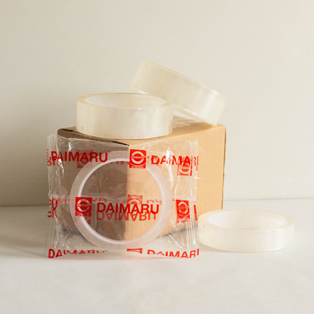 Daimaru Nano Double Tape Bening 2cm x 3M Perekat Gel Kuat Bisa Dicuci & Digunakan Ulang