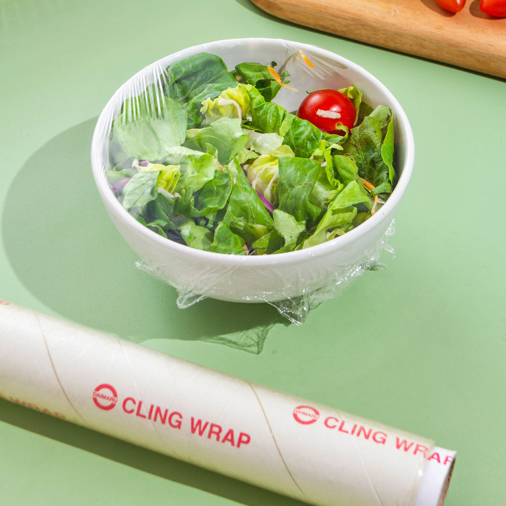 Daimaru Cling Wrap PE Food Grade 30cm x 30M Refill 2Pcs Plastik Wrap Aman untuk Makanan
