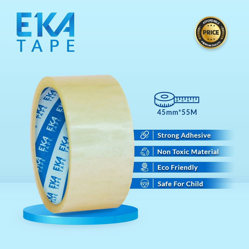 Eka tape  OPP 45 X 55 M Transparant / Lakban Bening
