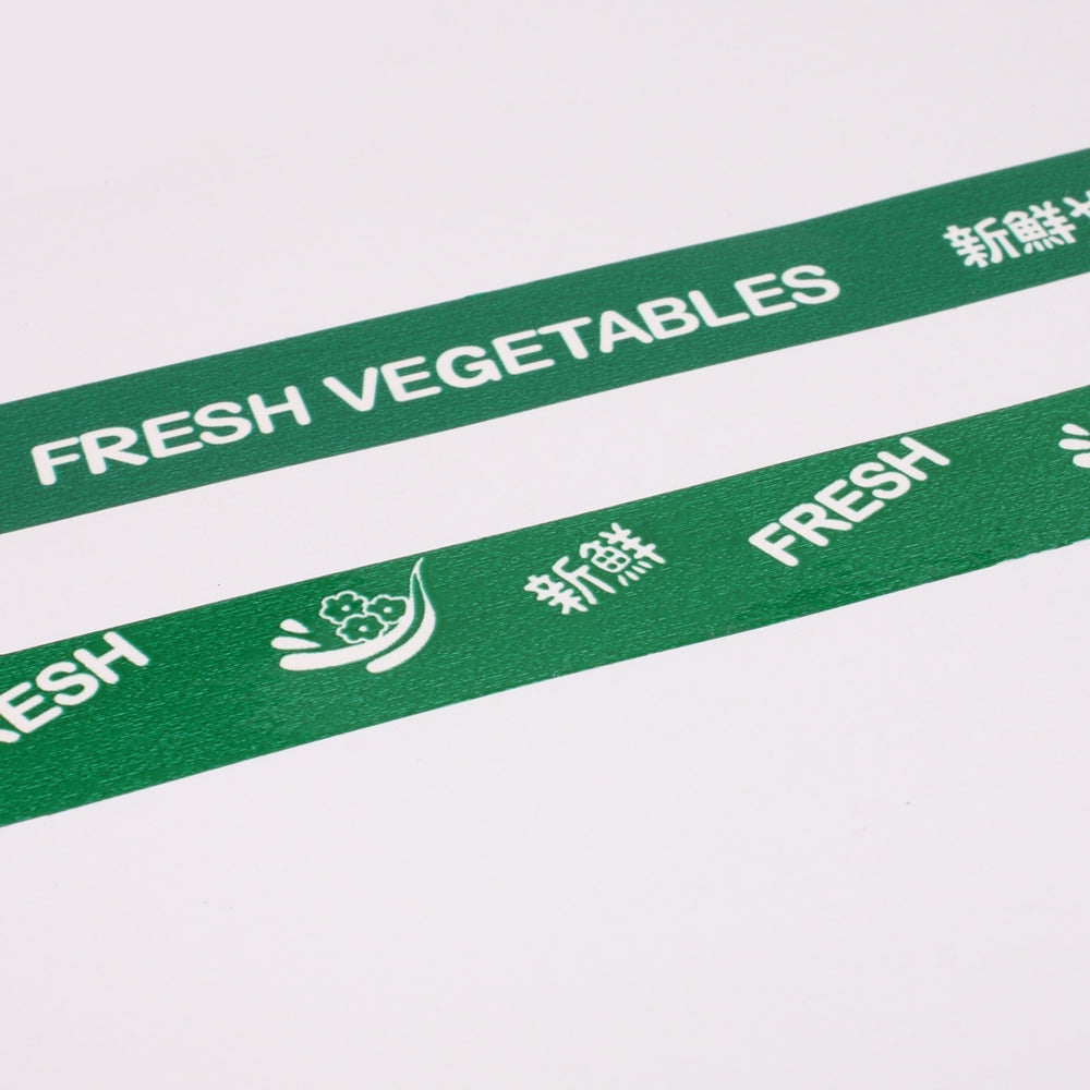 Daimaru OPP Fresh Vegetable 18mm x 50M 72Pcs Lakban Tahan Air Lem Kuat Ramah Lingkungan Cocok untuk Sayur-sayur Supermarket dan Pasar