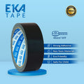 EKA Tape Cloth Tape Hitam 46mm x 10Y Lakban Kain Rayon PE Adhesive Natural Rubber Anti Karat Goresan
