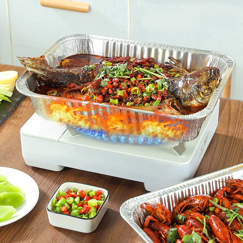 Daimaru Aluminium Foil Tray 3500ml 20 Pack 5Pcs/Pack Wadah Aluminium Besar Jumbo Tahan Panas Catering