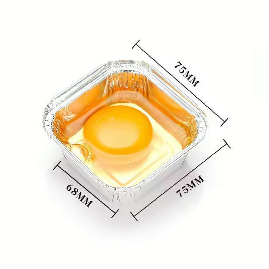 Daimaru Aluminium Foil Tray 110ml isi 100Pcs Wadah Macaroni Schotel Kue Tahan Panas