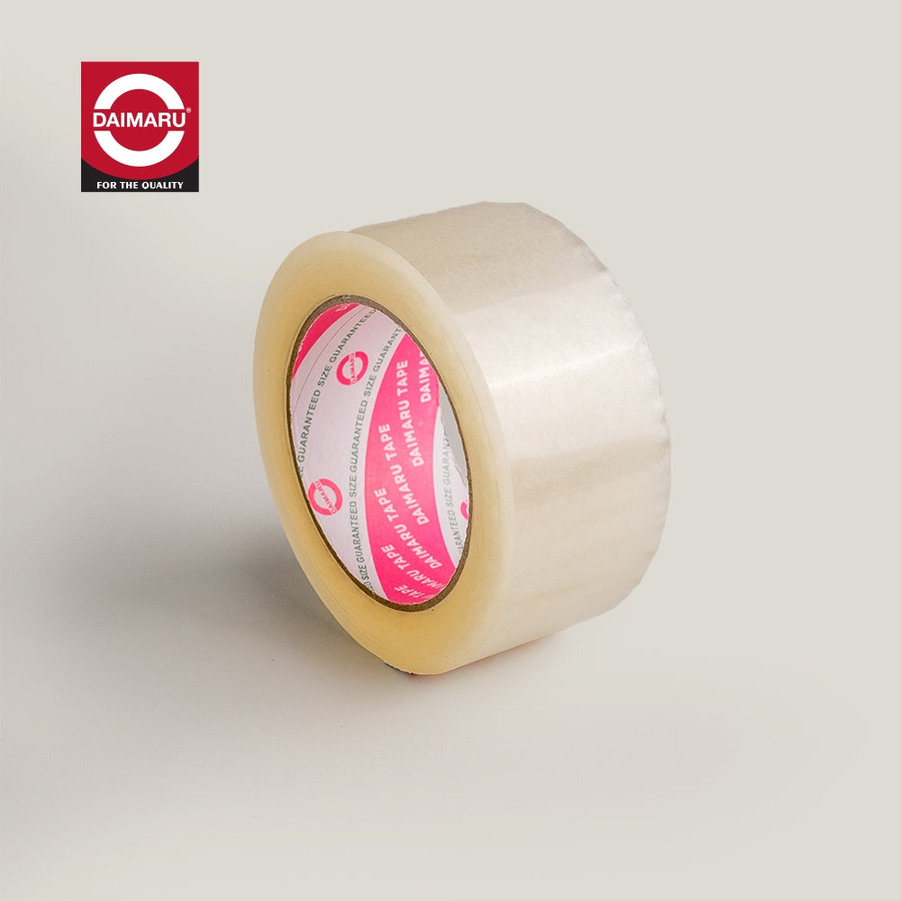 Daimaru OPP Lakban Bening 48 mm x 100 Yard (72 Pcs/Carton) Lakban Transparan Kuat untuk Packing