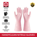 Daimaru Handyclean Gloves Sarung Tangan Nitrile Anti Alergi Sekali Pakai Kuat Tahan Minyak Size M L