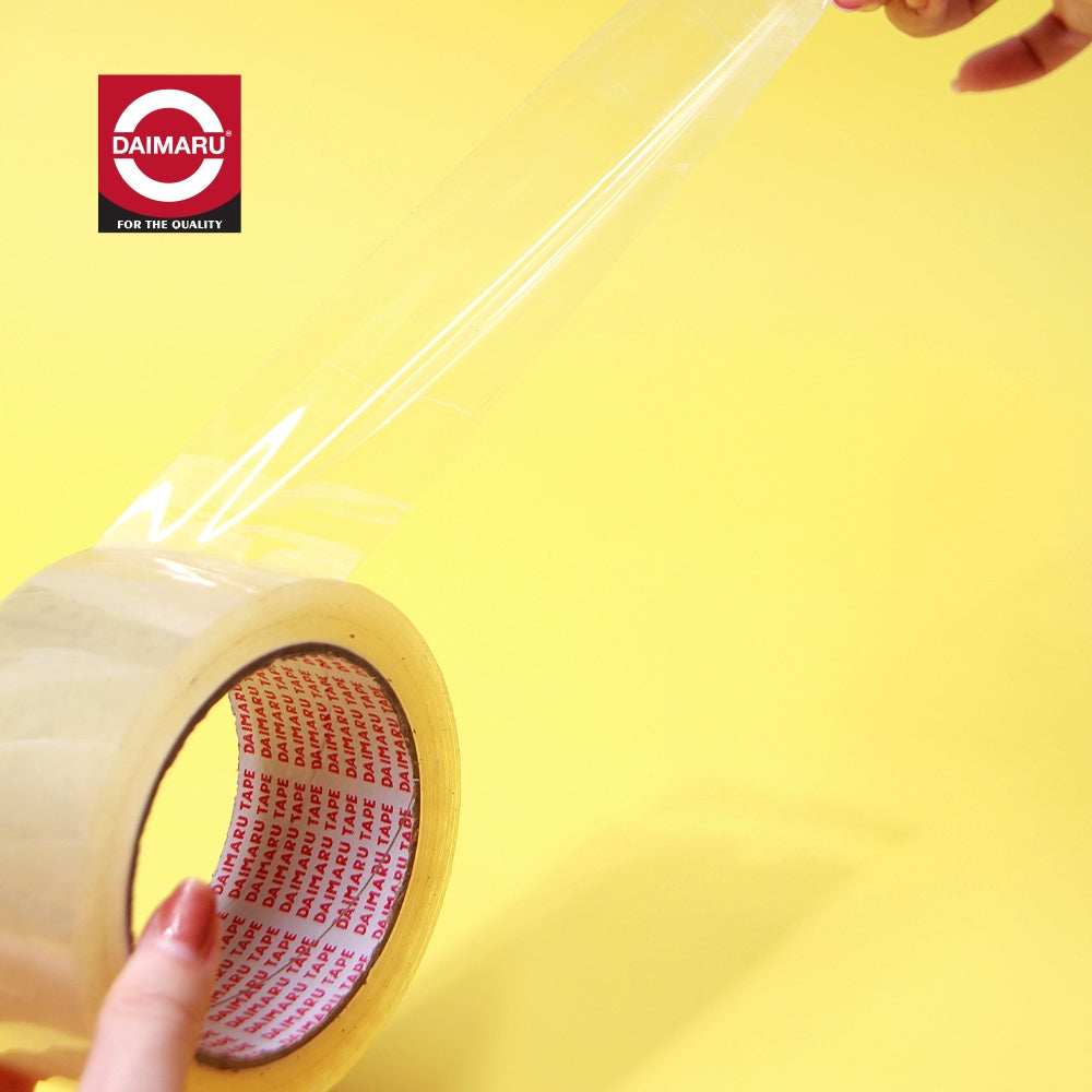 Daimaru OPP Transparent Tape 48mm x 90Y Lakban Bening Pengepakan Barang Segel Dus Pengikat Rumah Tangga Kantor