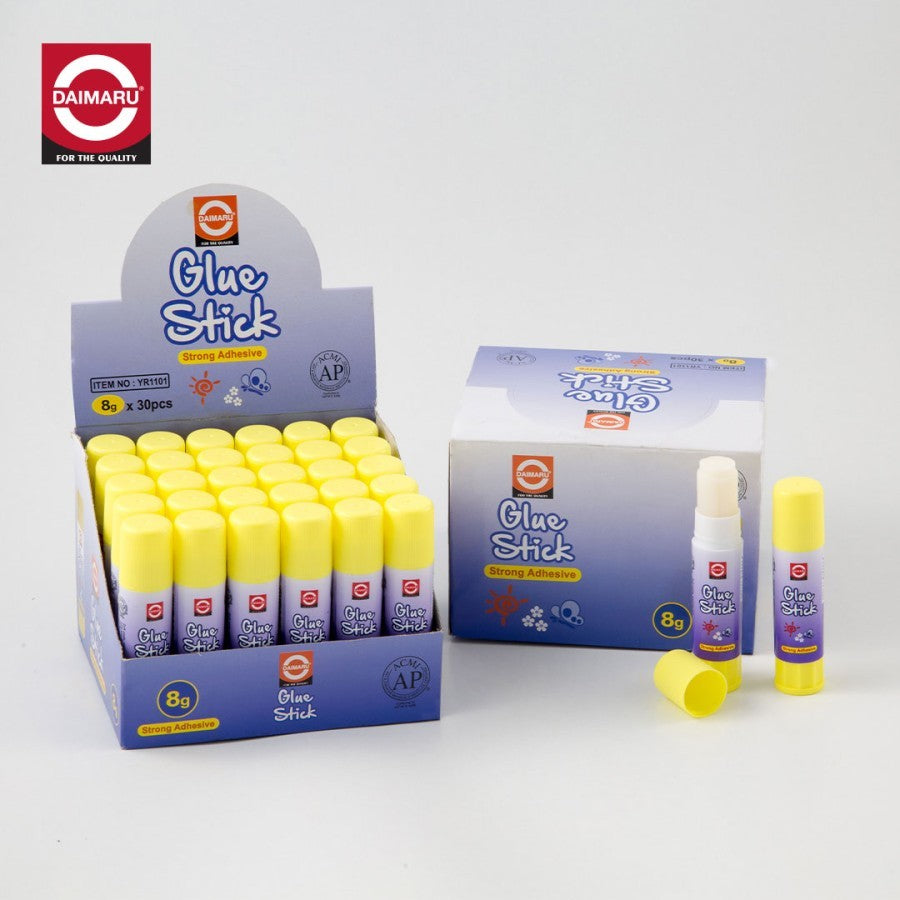 Daimaru Glue Stick 8g Aman untuk Anak Non Toxic Strong Adhesive untuk project Sekolah dan Kreatif