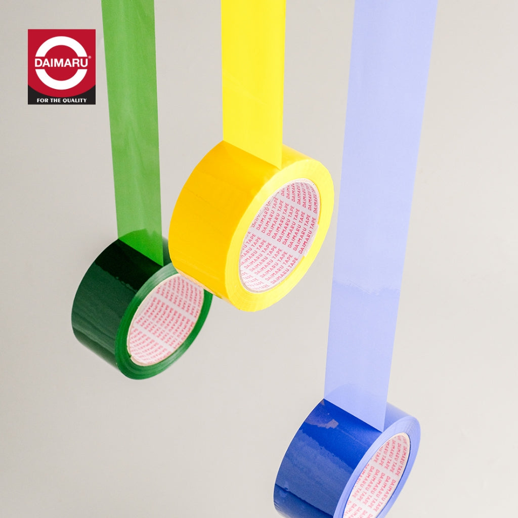 Daimaru OPP Tape Yellow Color 48mm x 90 Yard Lakban Plastik Kuning
