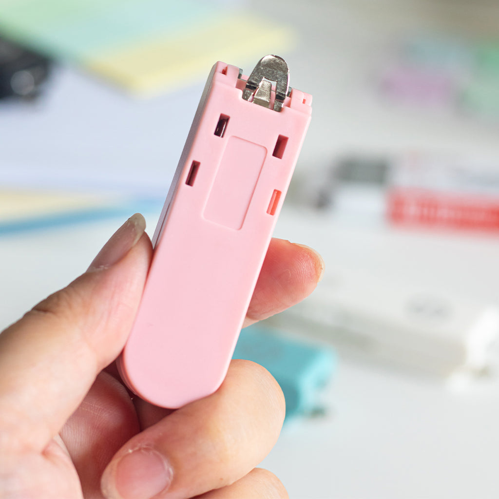 Daimaru Lock Pocket Stapler Smart Twist Design Stapler Mini Portabel Praktis
